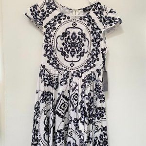 NWT Lulu's Black & White Patterned Dress | Size: S